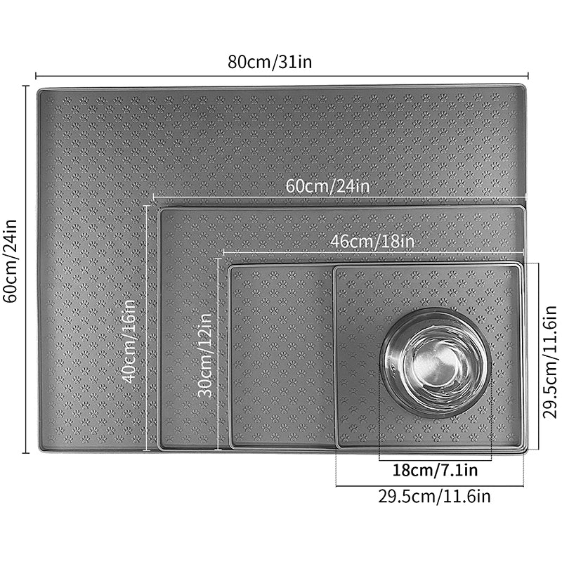 Silicone Pet Feeder Placemat